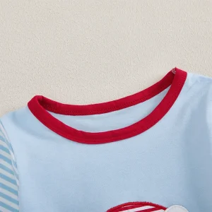 Christmas Toddler Girl Set with Santa Claus