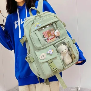 Cute Women Waterproof Backpacks With Multi-Pockets